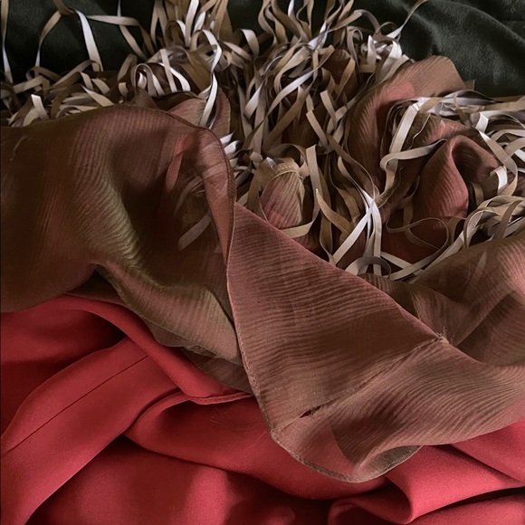 L.L. Bean Strapless Burgundy Dress - Picture 7 of 7